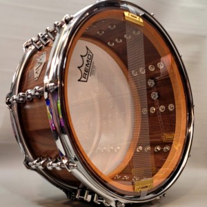 Ava Drums- 14 x 6.5 Walnut Stable Stave Snare Drum